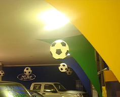 Decoração copa do mundo loja